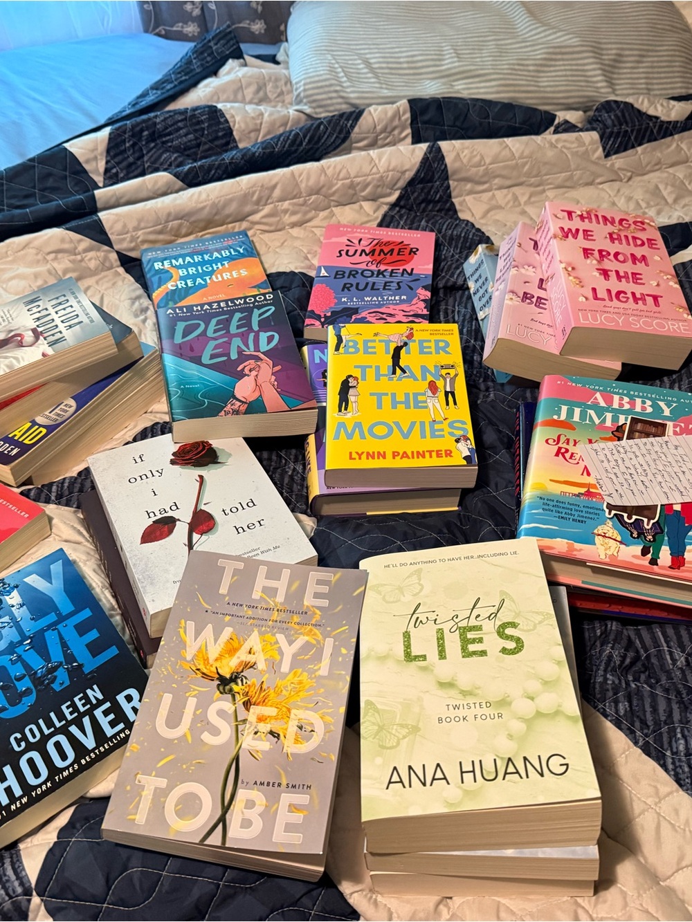 Assorted Paperback Books - Colorful Covers